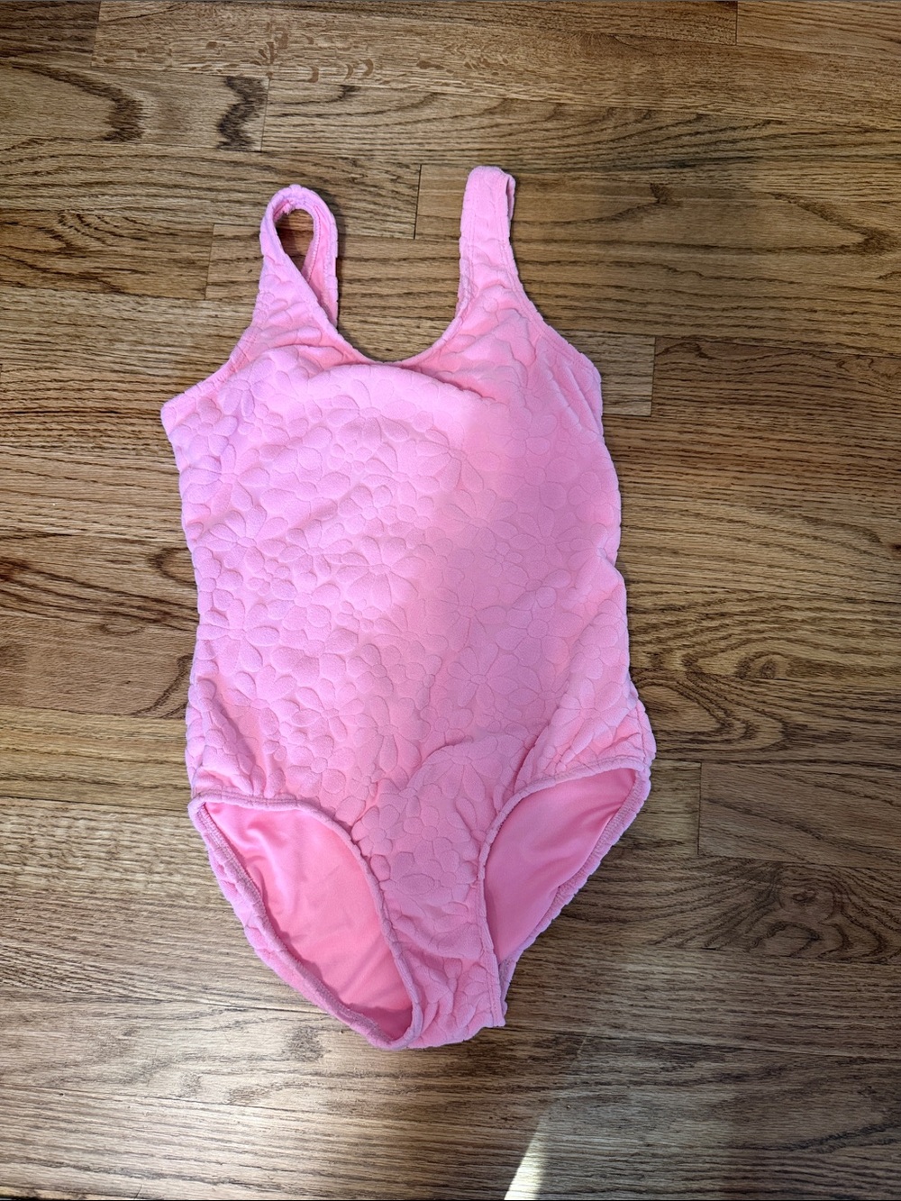 Old Navy Pink Textured One-Piece Swimsuit for Kids